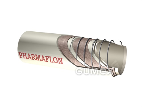 PHARMAFLON, 13/25mm, FDA, 10bar/-0,9bar, MFA/EPDM, -50°C/+170°C, weiß, 